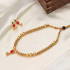 Kolhapuri Thushi necklace styled traditionally