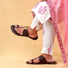 Yellow Radiance – Women’s Spectrum Classic Kolhapuri Chappal