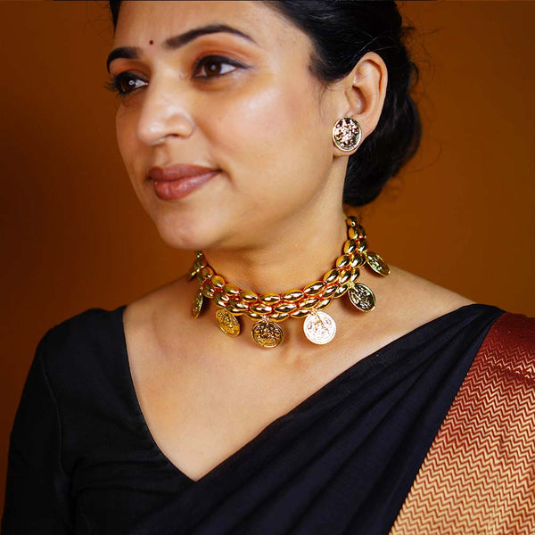 Classic Maharashtrian Bormaal Thushi Choker Necklace