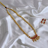 Combo of Javmani With Tanmani Necklace and Regal Black Gold Plated Mangalsutra