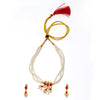 Short Maroon Pendant Tanmani Set