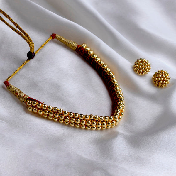 Kolhapuri Thushi Choker Necklace