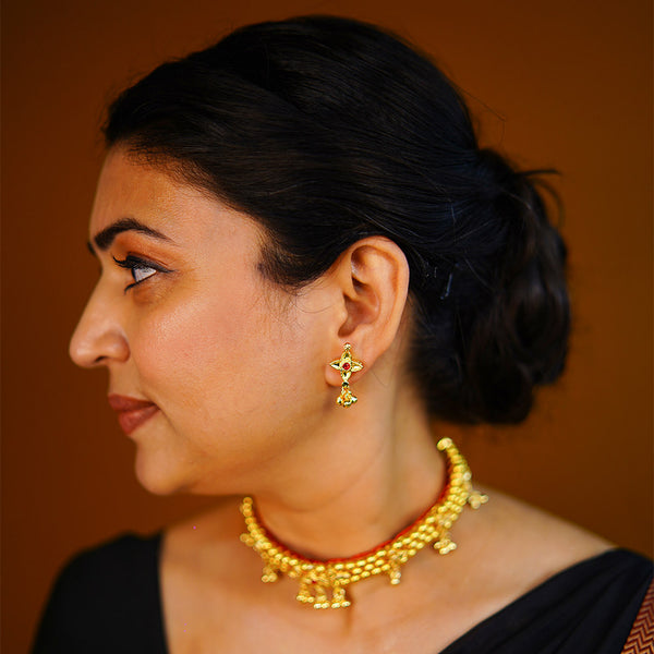 Kolhapuri Chinchpeti Bridal Choker Set