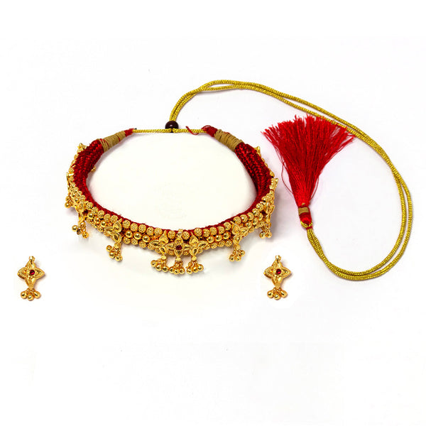 Traditional Kolhapuri Chinchpeti Choker – Classic Maharashtrian Rich Belpan