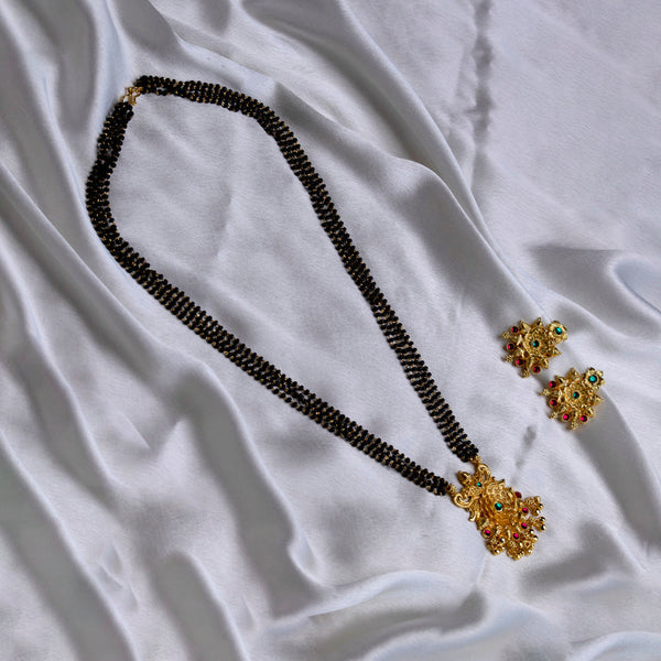 Long Mangalsutra With Designer Pendant