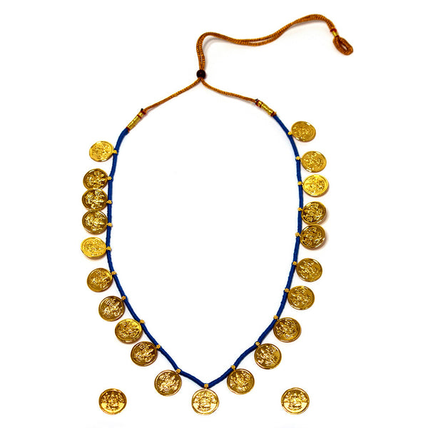 Traditional Gold Coin Maharashtrian Necklace