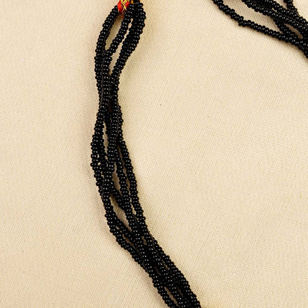 Authentic handmade Kolhapuri mangalsutra with intricate gold detailing.