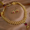 Elegant Traditional Gold Thushi Necklace