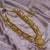 Gold Plated Saaj With Modern Pendant