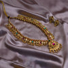 Maharashtrian Traditional Kolhapuri Saaj Necklace in Gold Plating