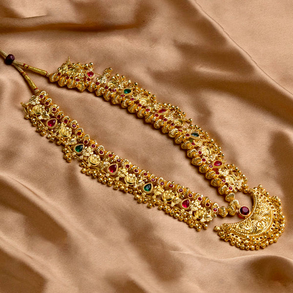 Authentic Geru Plated Kolhapuri Saaj