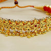 Classic Maharashtrian Belpan choker necklace for bridal and festive occasions.