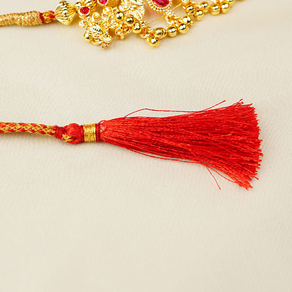 Royal Kolhapuri Saaj with Ruby Stones