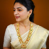 Traditional Lakshmi Motif Kolhapuri Saaj Necklace