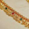 Kalapuri ruby emerald Kolhapuri Saaj necklace set