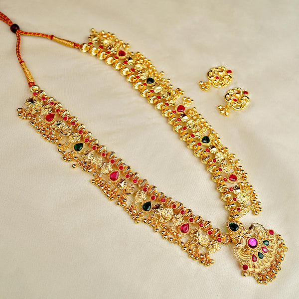 Kalapuri bridal peacock ruby Kolhapuri Saaj set