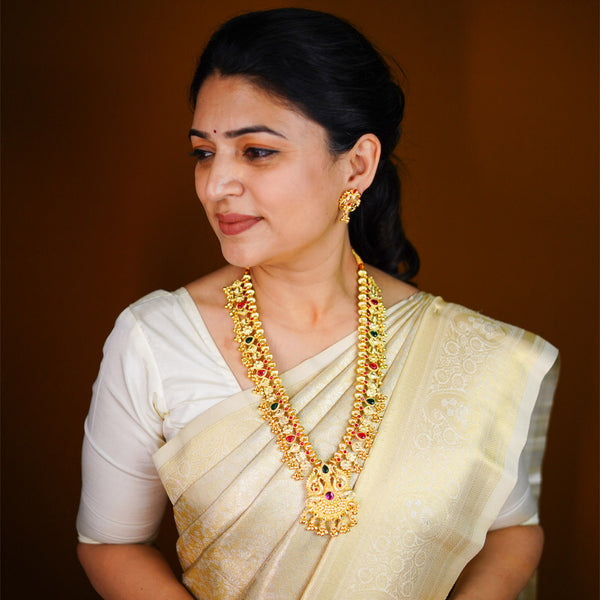 Grand Designer Kolhapuri Saaj Necklace Set