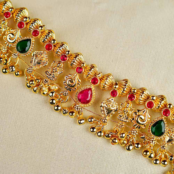 Kalapuri elegant traditional Kolhapuri Saaj necklace set