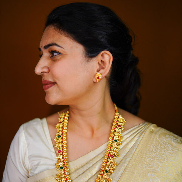 Elegant Traditional Kolhapuri Saaj Necklace Set