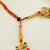 Kalapuri traditional Laxmi Vajra Tik necklace with earrings