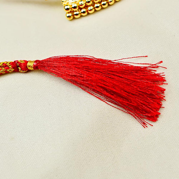 Traditional Laxmi Vajra Tik Necklace Set