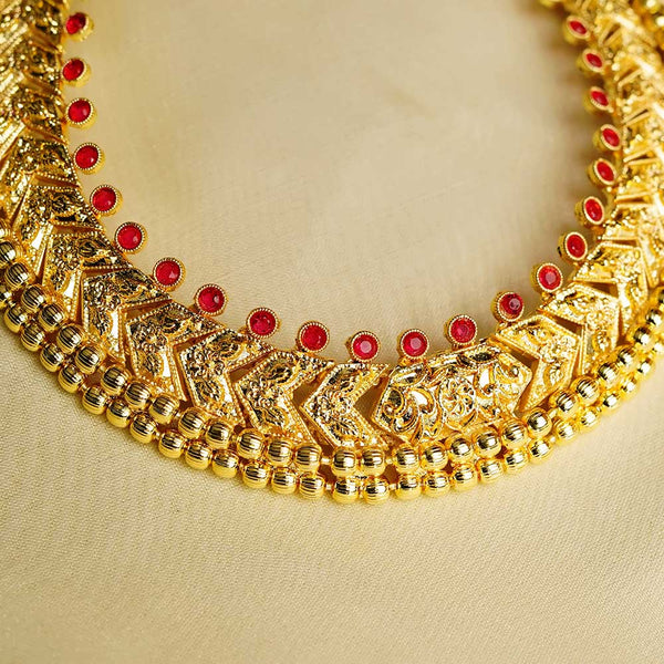 Kalapuri antique patti Vajra Tik necklace