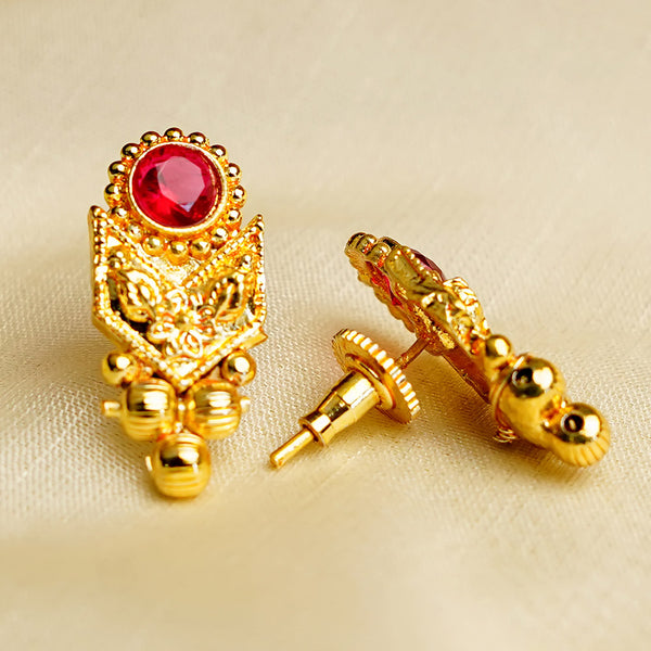 Kalapuri antique patti Vajra Tik necklace