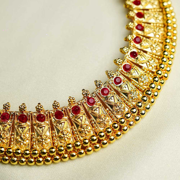 Kalapuri traditional Maharashtrian Vajra Tik necklace