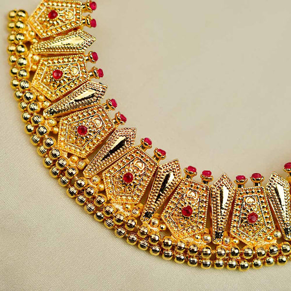 Kalapuri designer hexa Vajra Tik necklace set