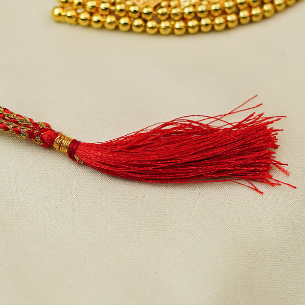 Designer Hexa Vajra Tik Necklace Set