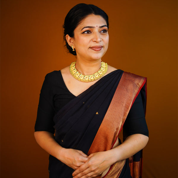 Designer Hexa Vajra Tik Necklace Set