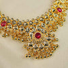 Kalapuri elegant short Kolhapuri Saaj necklace set