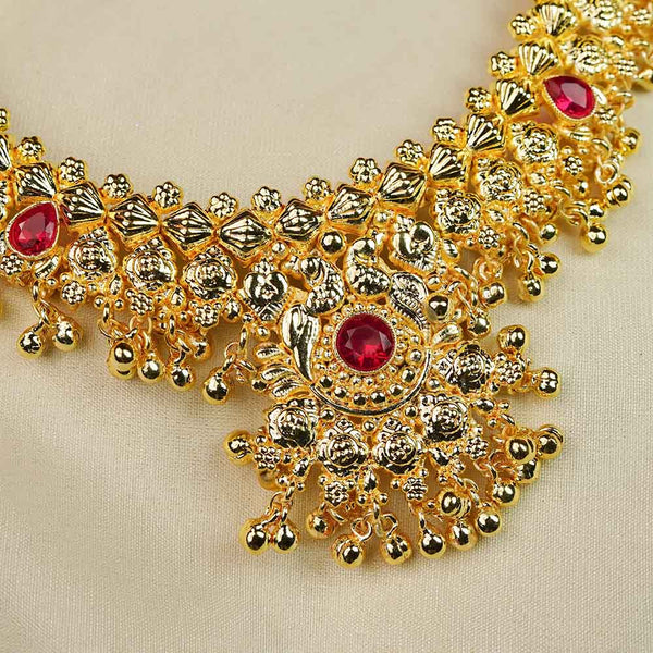 Kalapuri elegant short Kolhapuri Saaj necklace set