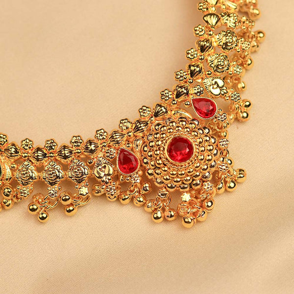 Kalapuri short Kolhapuri Saaj with ghat pendant