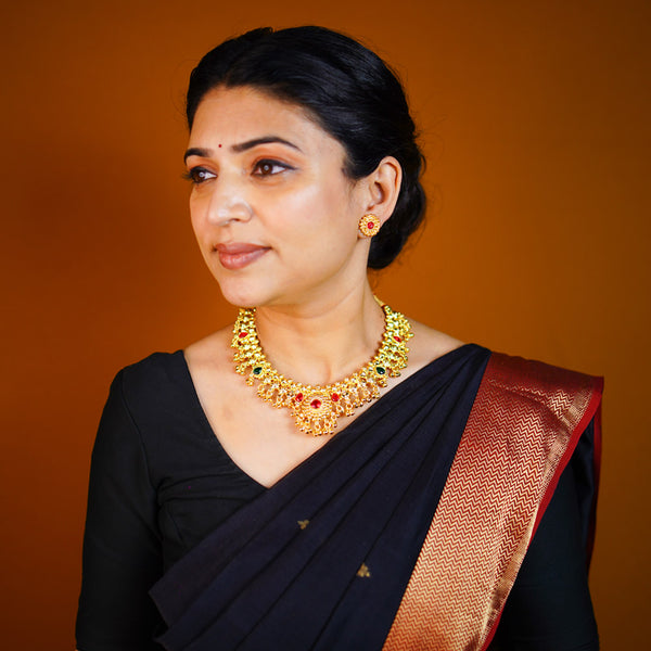 Short Kolhapuri Saaj with Ghat Pendant