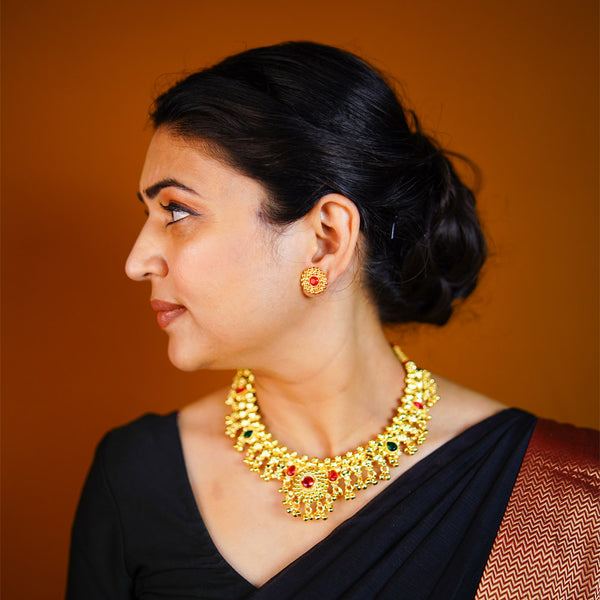 Short Kolhapuri Saaj with Ghat Pendant
