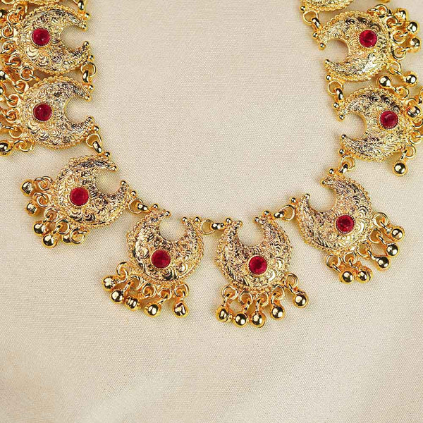 Kalapuri antique Chandra Haar necklace with earrings
