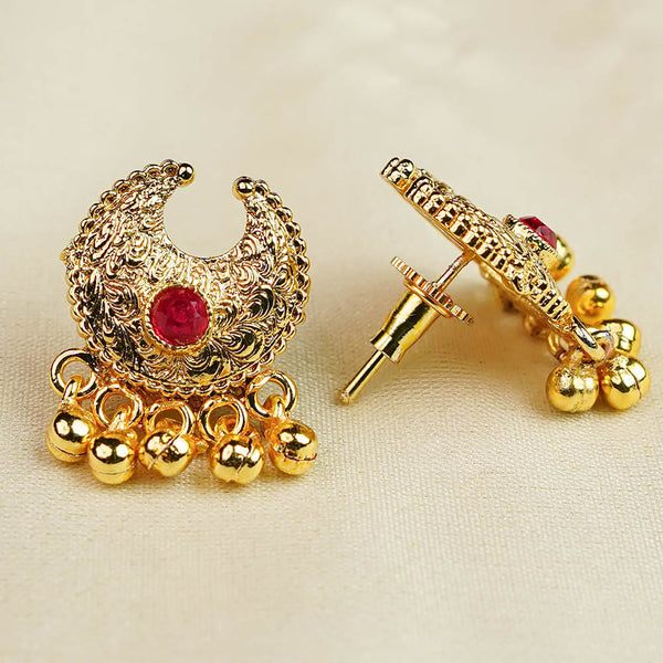 Kalapuri antique Chandra Haar necklace with earrings