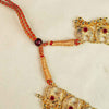 Kalapuri antique Chandra Haar necklace with earrings