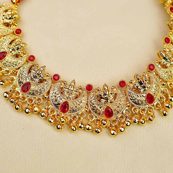 Kalapuri traditional bridal Chandra Haar necklace set