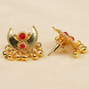 Kalapuri heritage golden Chandra Haar necklace set