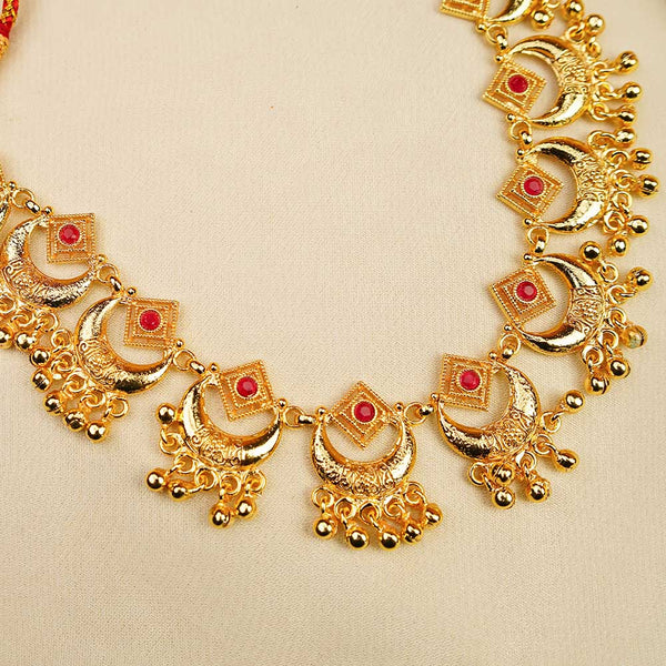 Kalapuri classic Maharashtrian Chandra Haar necklace set