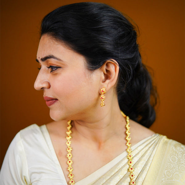 Elegant One Line Bakuli Haar Set