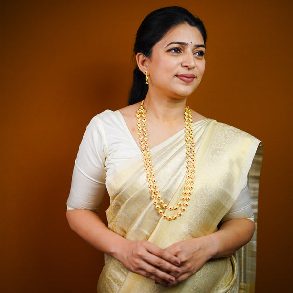 Grand Two Line Bakuli Haar Necklace