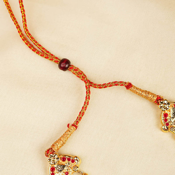 Kalapuri classic two line Mohan Maal necklace