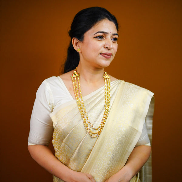 Regal Three Line Mohan Maal Necklace