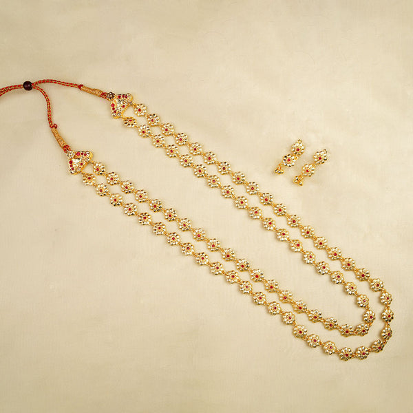Kalapuri new two line Bakuli Haar necklace