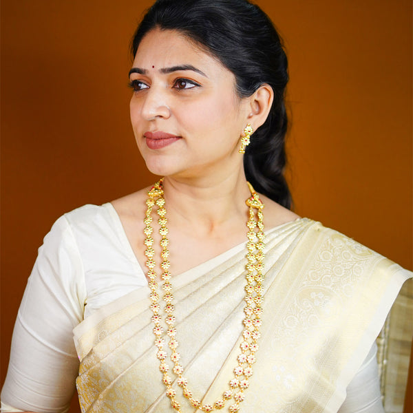 New Two Line Bakuli Haar Necklace