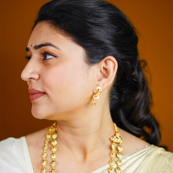 New Two Line Bakuli Haar Necklace