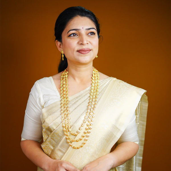 New Three Line Bakuli Haar Necklace